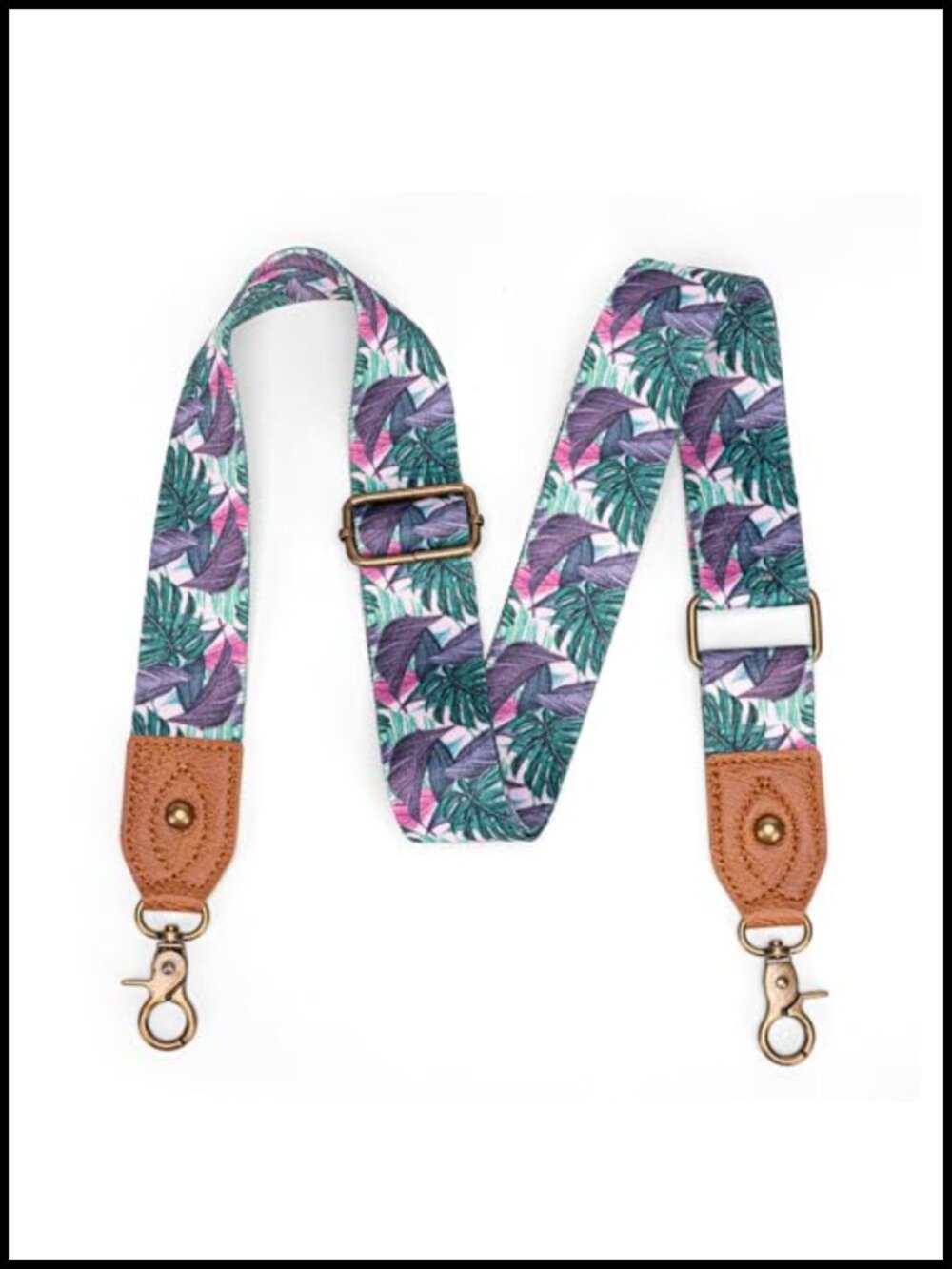 Adjustable Wide Purse Strap Floral Crossbody Bag Replacement